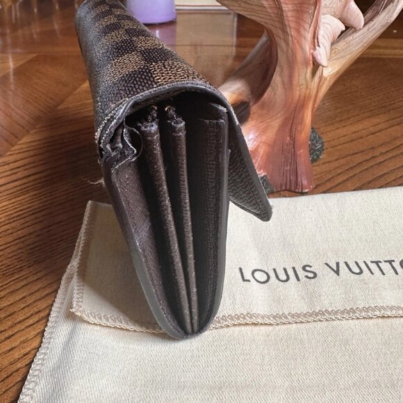 Louis Vuitton Brown Damier Wallet - Picture 6 of 13